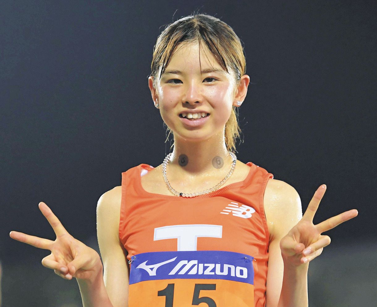 不破聖衣来選手の大学2年時の写真