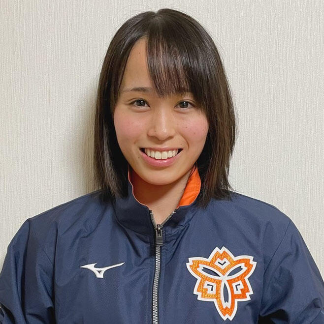 保坂晴子選手の大学1年時の写真