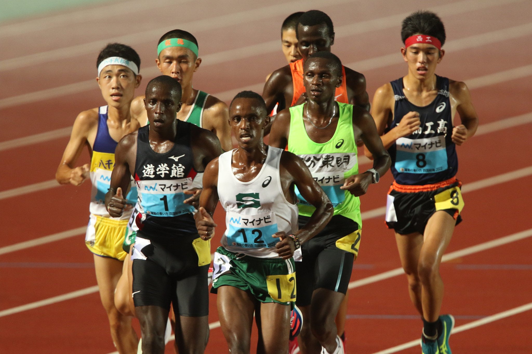 2022年インターハイ5000m決勝の様子