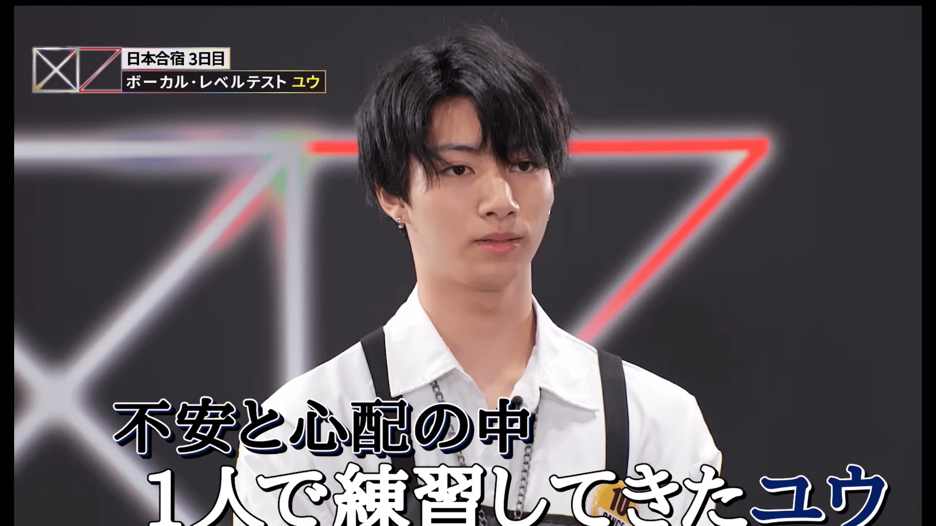 ボーカルレベルテスト時のユウさんの画像