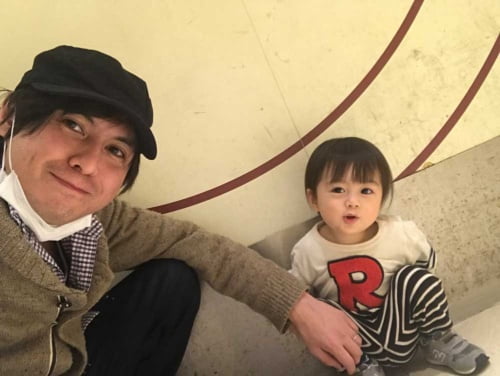 髙橋さんと息子さんの写真