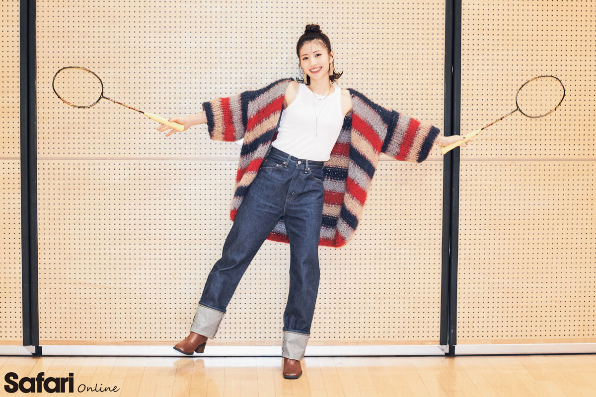 志田千陽選手の私服姿②