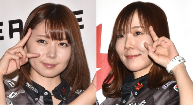 魚谷侑未プロと東条りおプロの写真