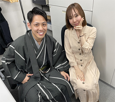 魚谷侑未プロと宮澤太佑太プロのツーショット