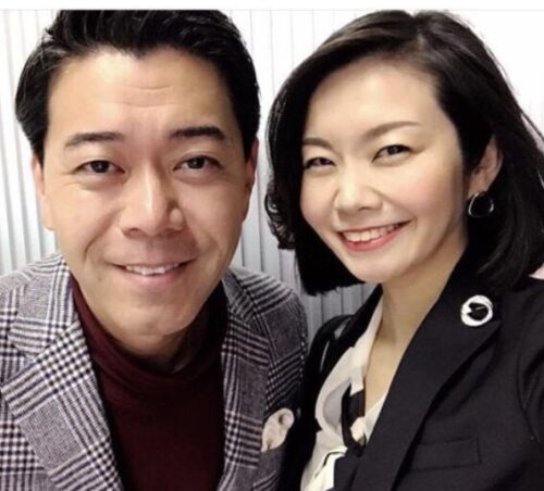梅村みずほ氏と長谷川豊氏のツーショット写真