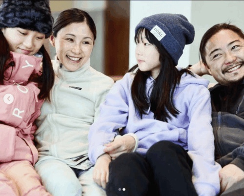 清水さら選手の家族写真